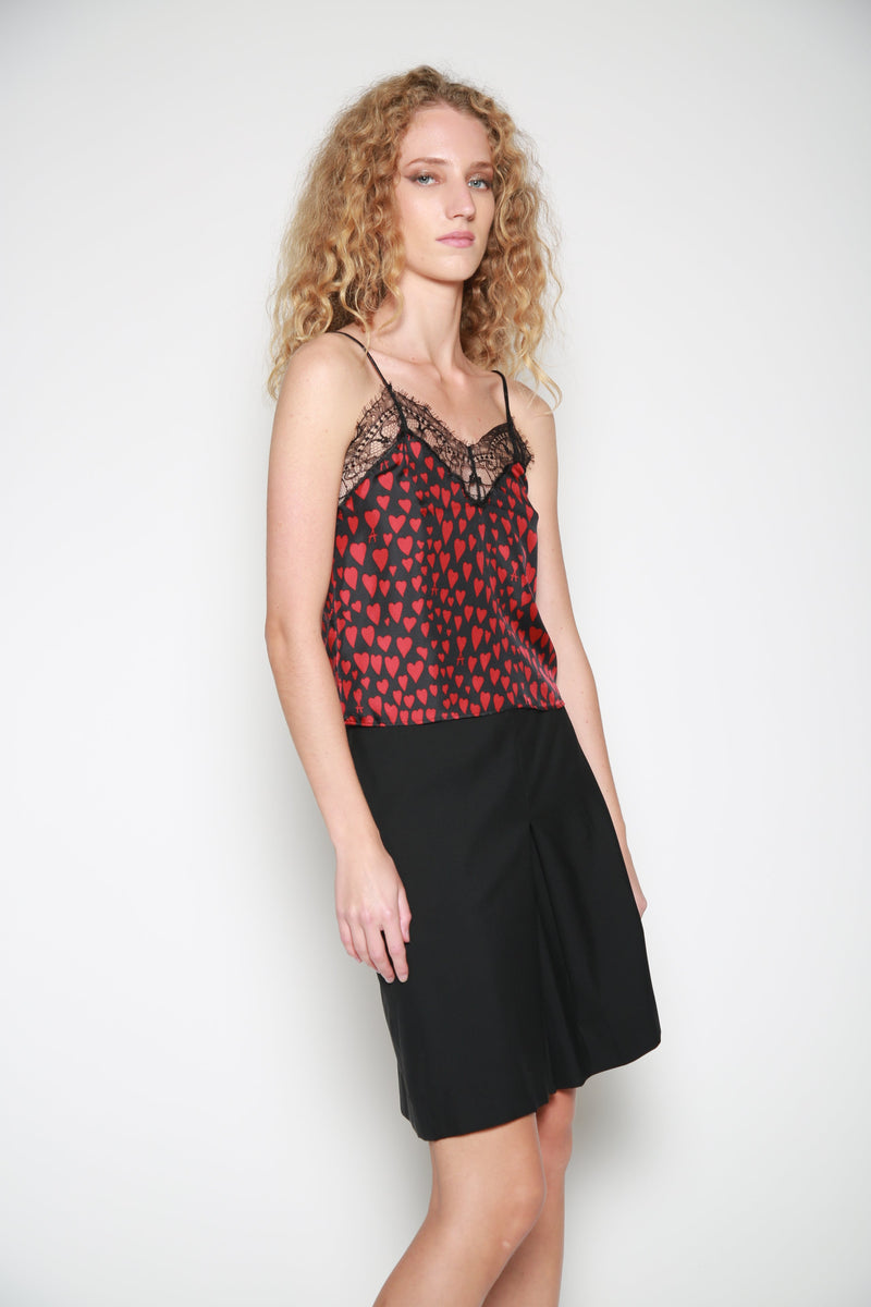 Top Strap Lace Negro