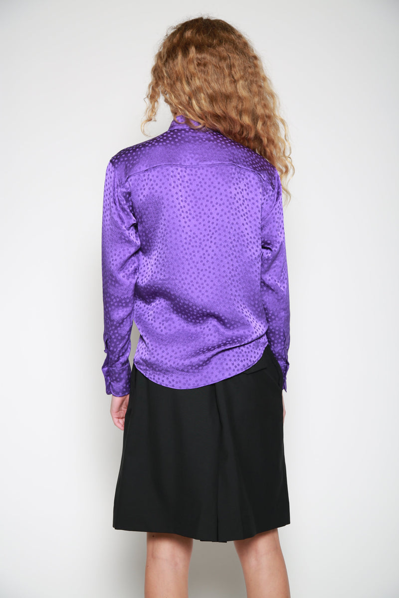 Blusa Women Ruffled Morado