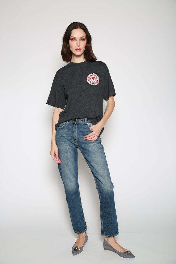 Playera France Patch Gris