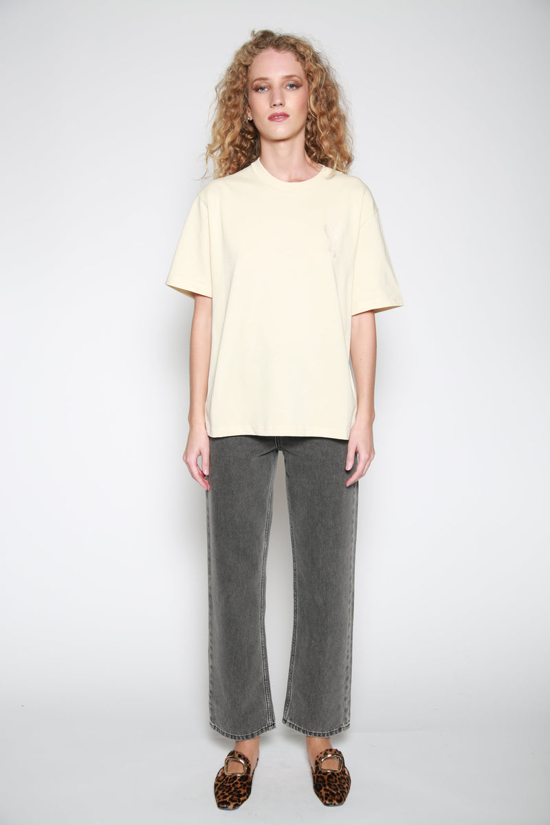 Playera Big Ami De Coeur Blanco