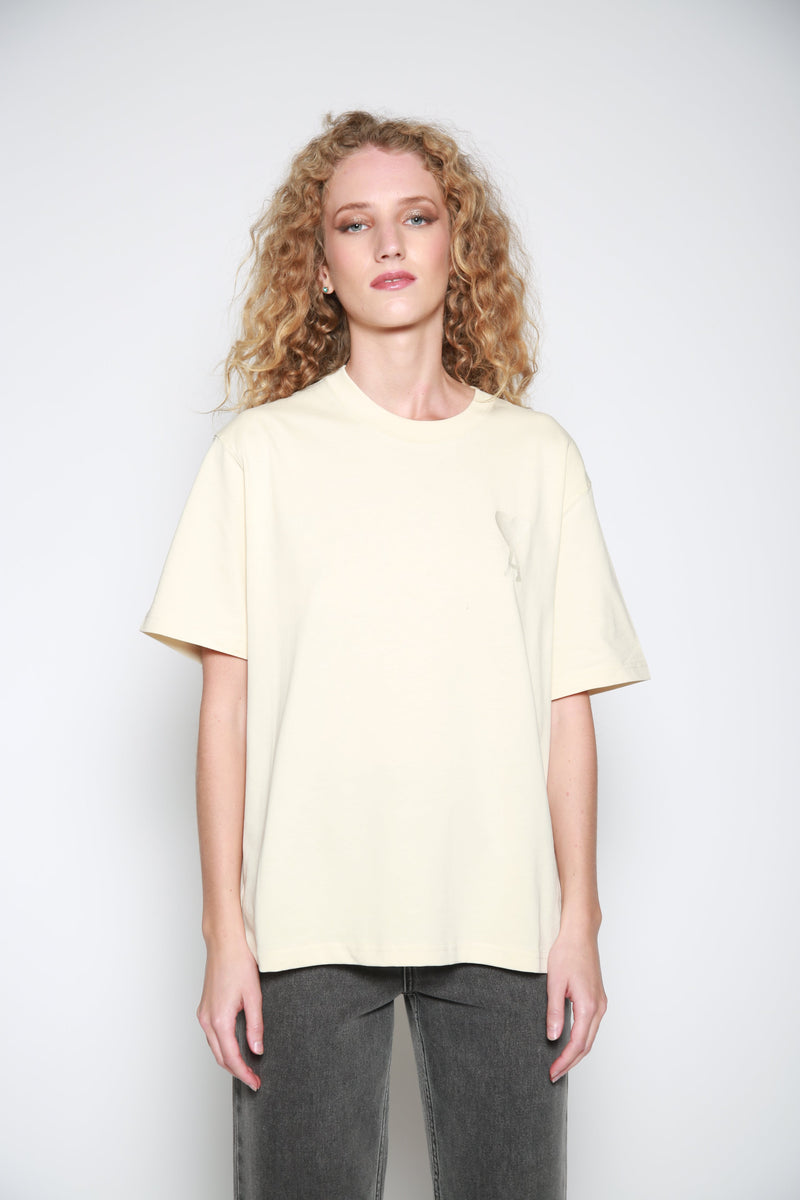 Playera Big Ami De Coeur Blanco