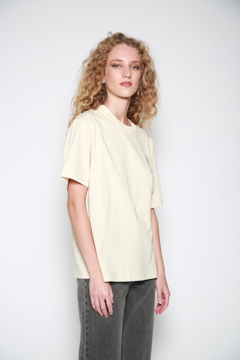 Playera Big Ami De Coeur Blanco