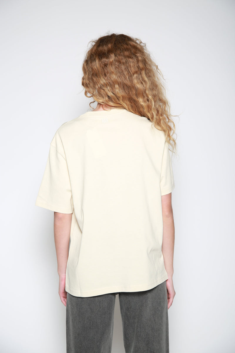 Playera Big Ami De Coeur Blanco