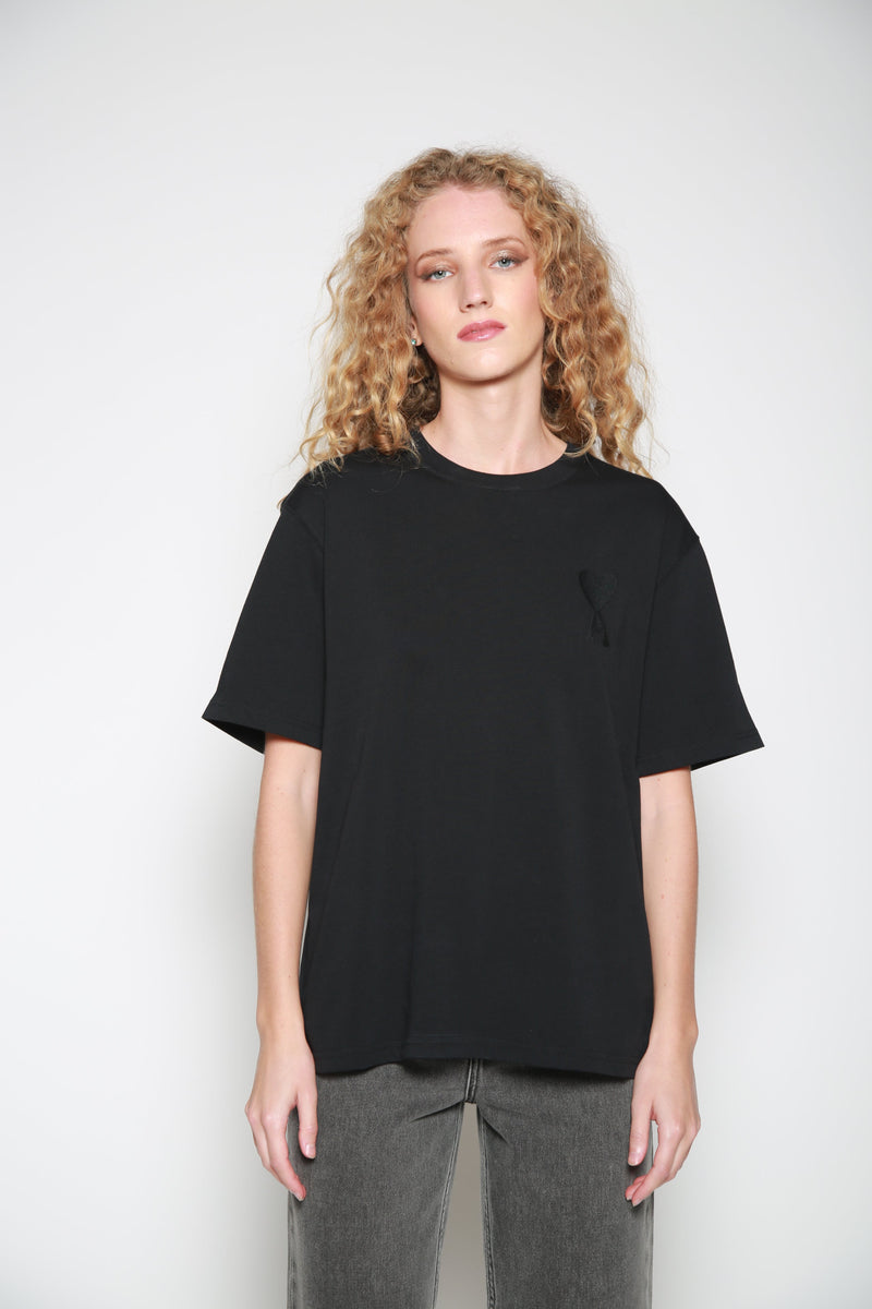Playera Big Ami De Coeur Negro
