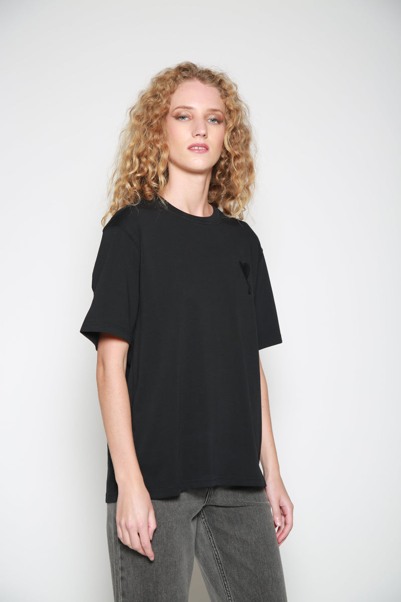 Playera Big Ami De Coeur Negro