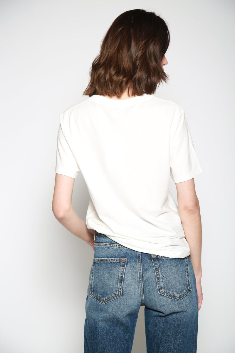 Playera Heart Relaxed Blanco