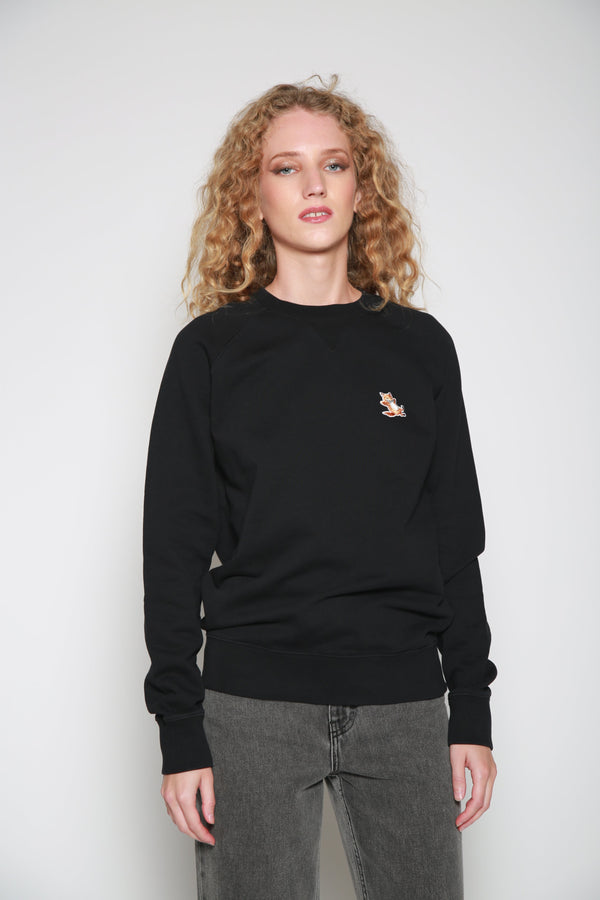 Sudadera Chillax Fox Patch Negro