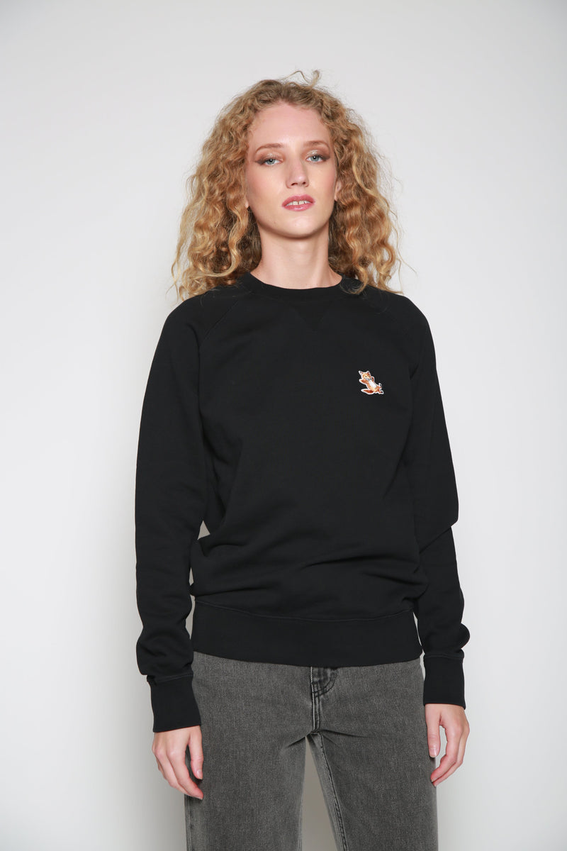 Sudadera Chillax Fox Patch Negro