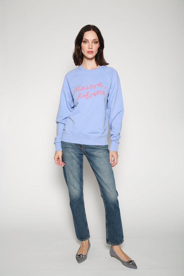 Sudadera Handwriting Azul