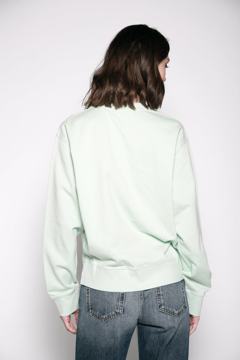 Sudadera Gradient Heart Verde