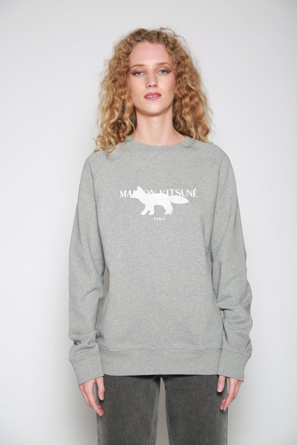 Sudadera Fox Stamp Clean Gris