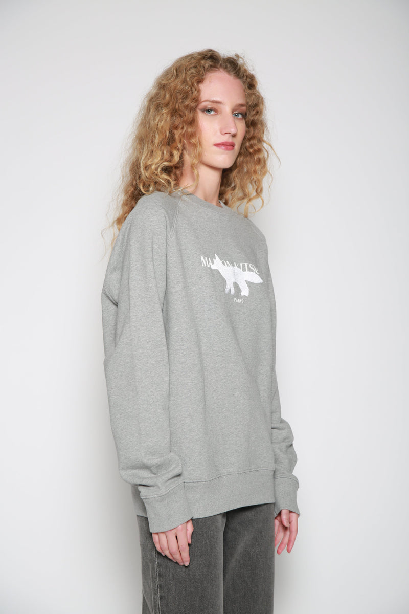 Sudadera Fox Stamp Clean Gris