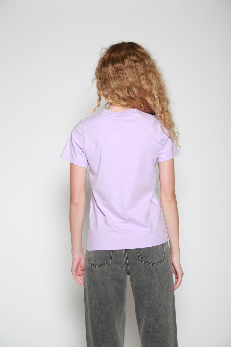 Playera Pixel Fox Head Lila