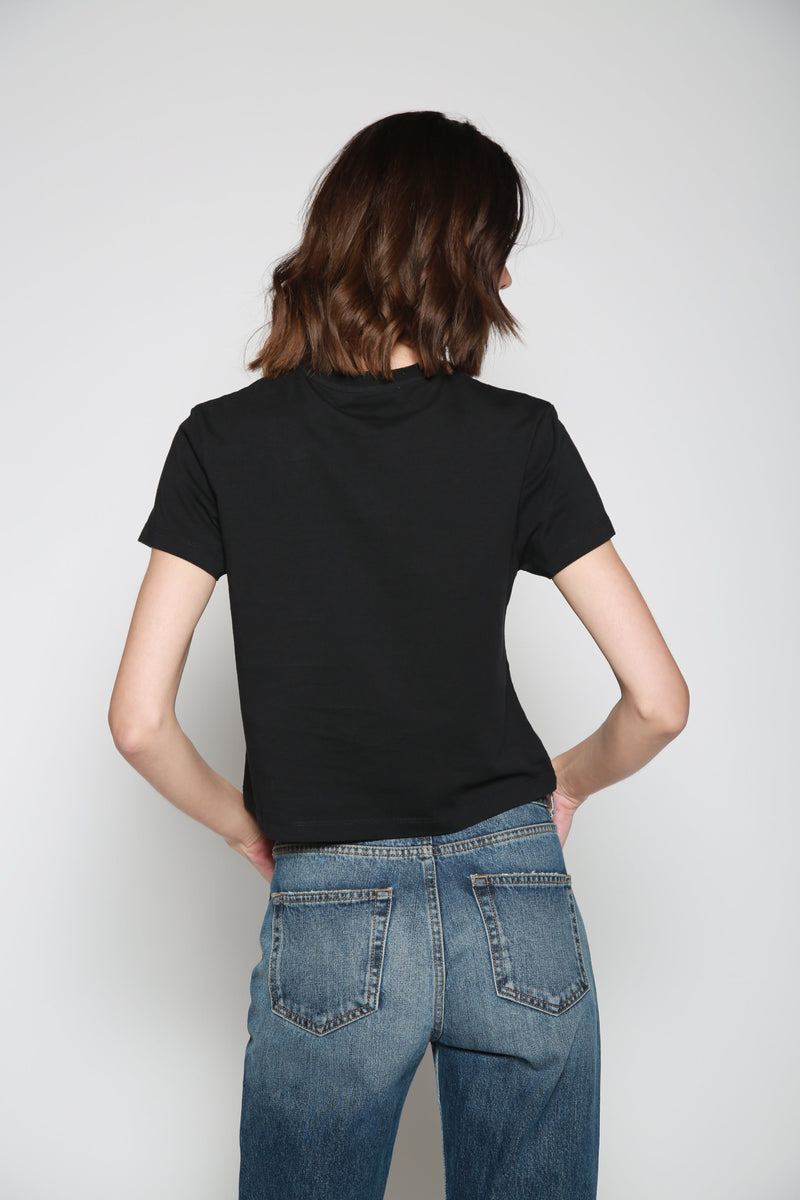 Playera Monochrome Double Fox Negro