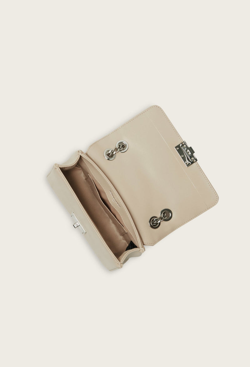 Bolso Angelina de cuero beige