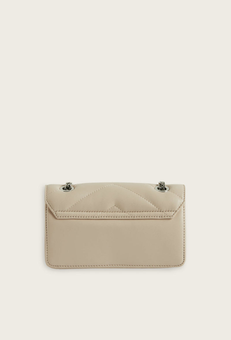 Bolso Angelina de cuero beige