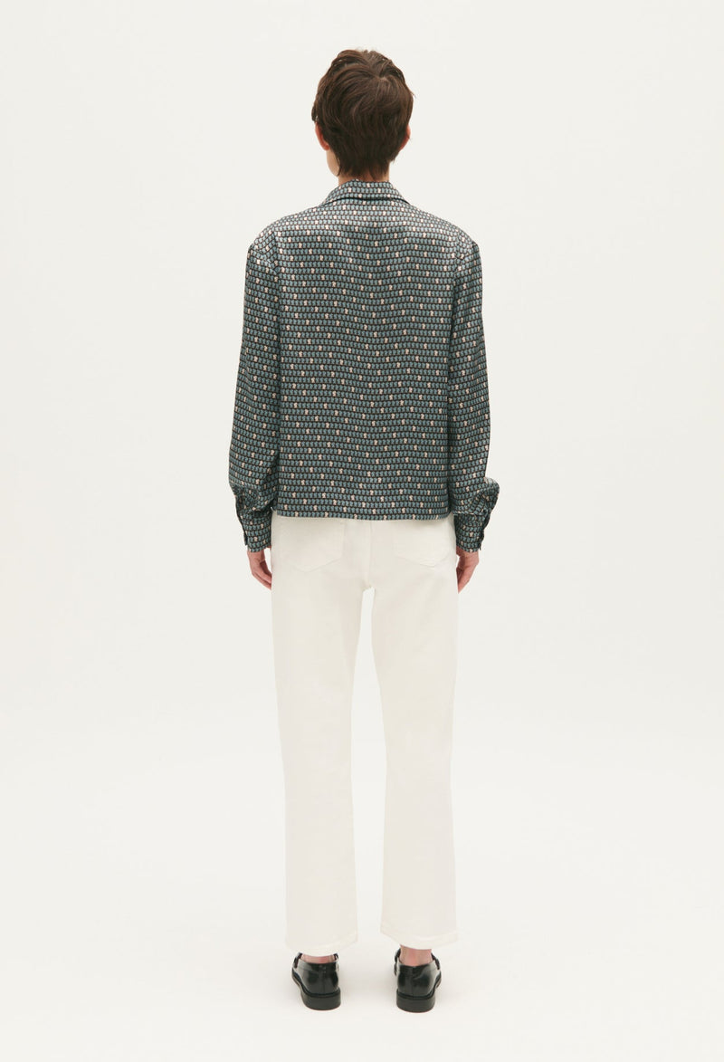 Claudie Pierlot | Camisa fluida estampada para mujer. 