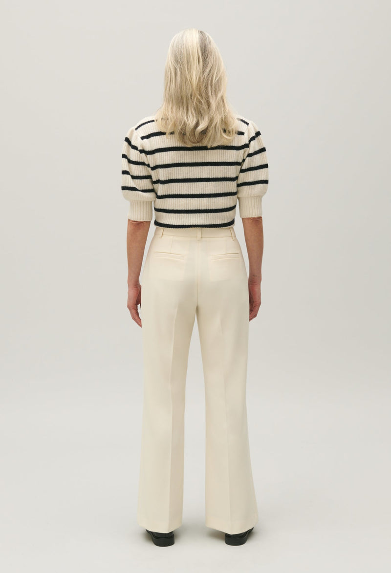 Claudie Pierlot | Pantalón de traje color marfil para mujer. 