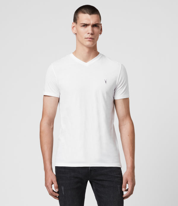 AllSaints | Camiseta Tonic V-Neck Optic White Para Hombre