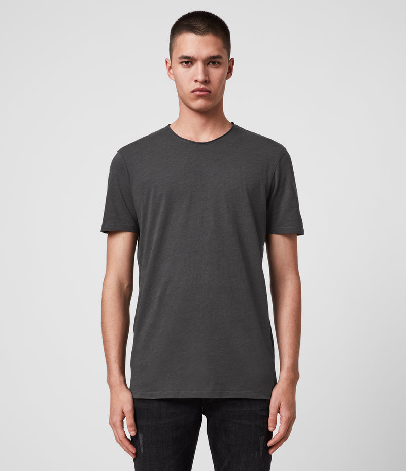 AllSaints | Camiseta Figure Crew Washed Black Para Hombre