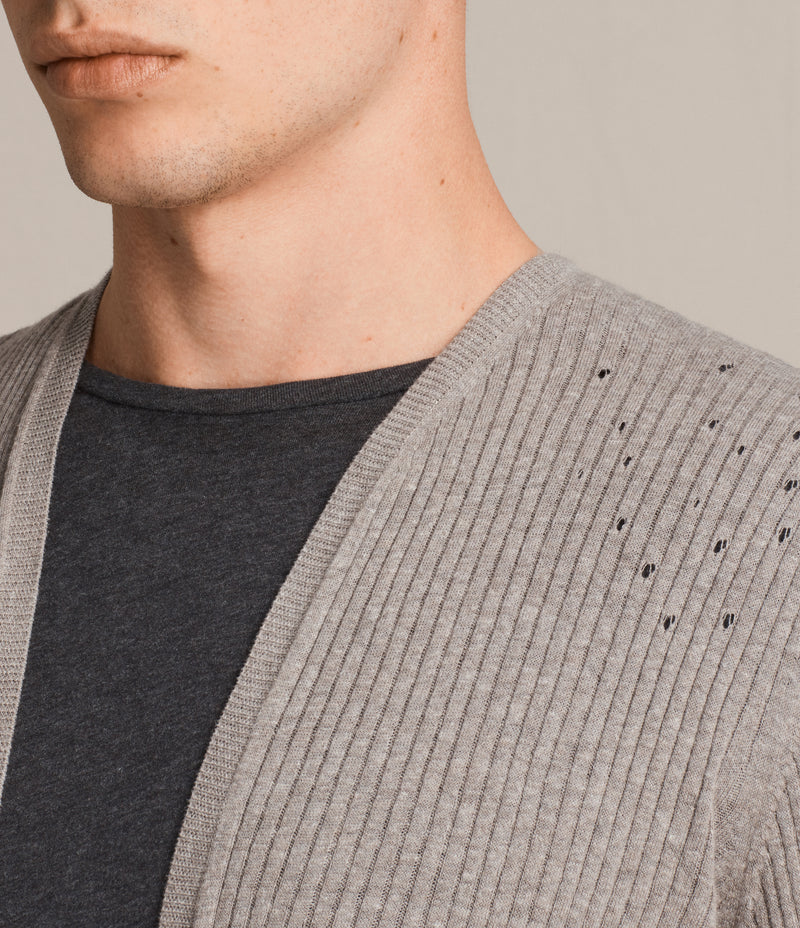 Cardigan Jace Putty Grey Marl