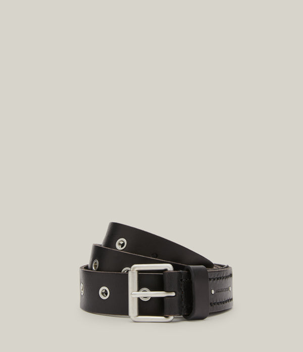 AllSaints | Cinturón Cole Negro/Bronce para hombre