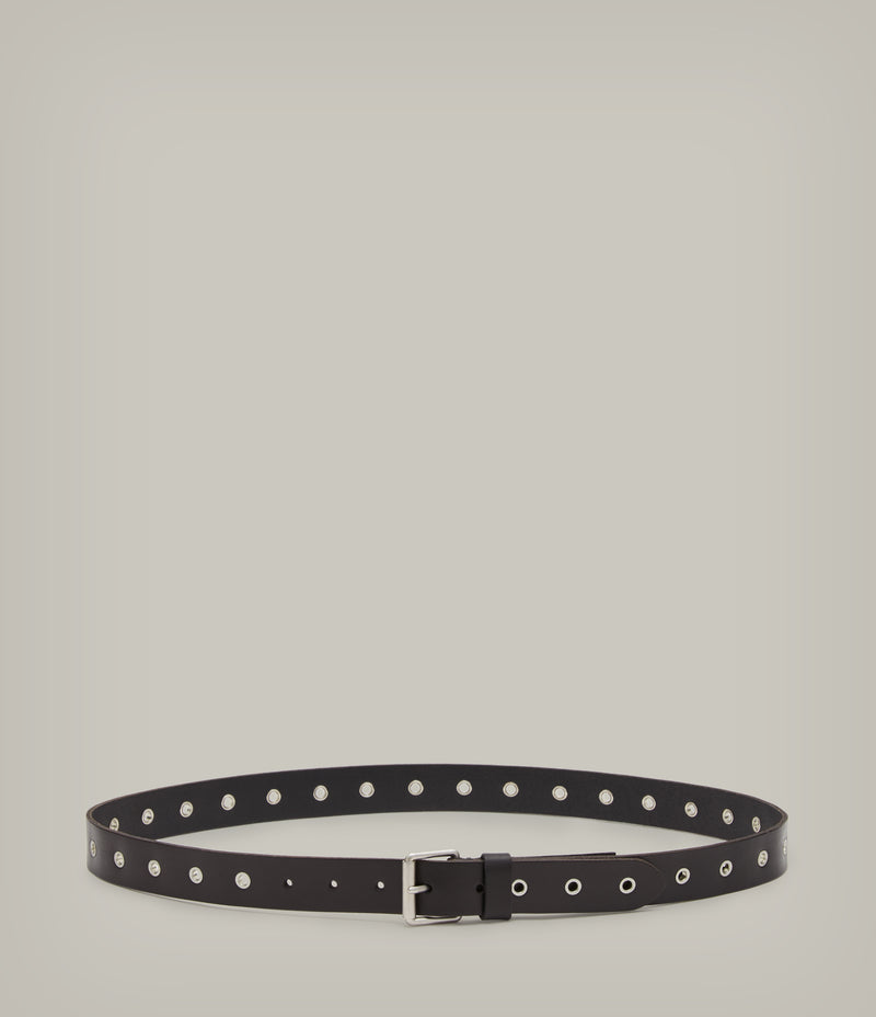 AllSaints | Cinturón Cole Negro/Bronce para hombre