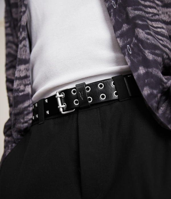 AllSaints | Cinturón Chad Negro/Bronce para hombre