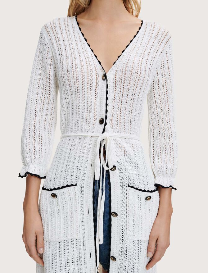 Cardigan Blanco