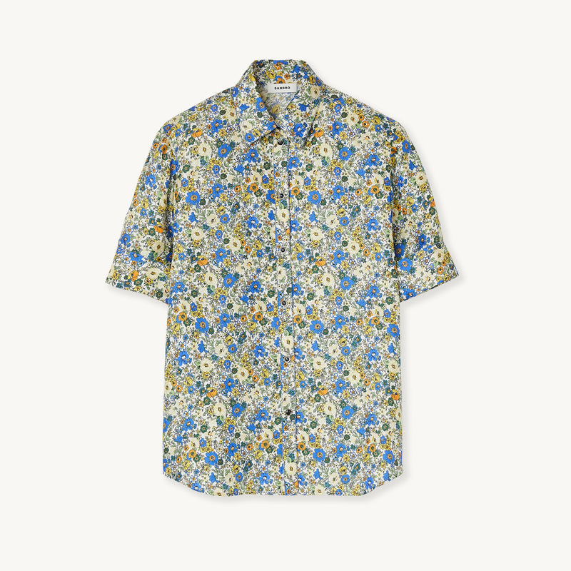 Camisa de manga corta, estampado Blossom