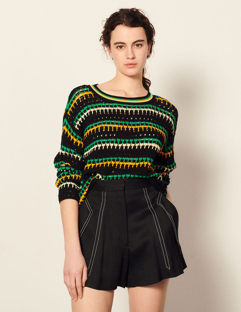 Sandro | Sweater April Negro para mujer.