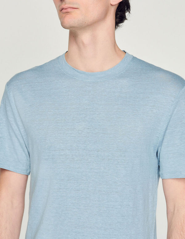 Sandro | Camiseta de lino para hombre. 