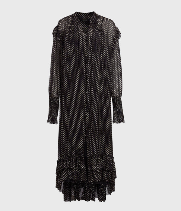 Vestido Lara Dot Negro