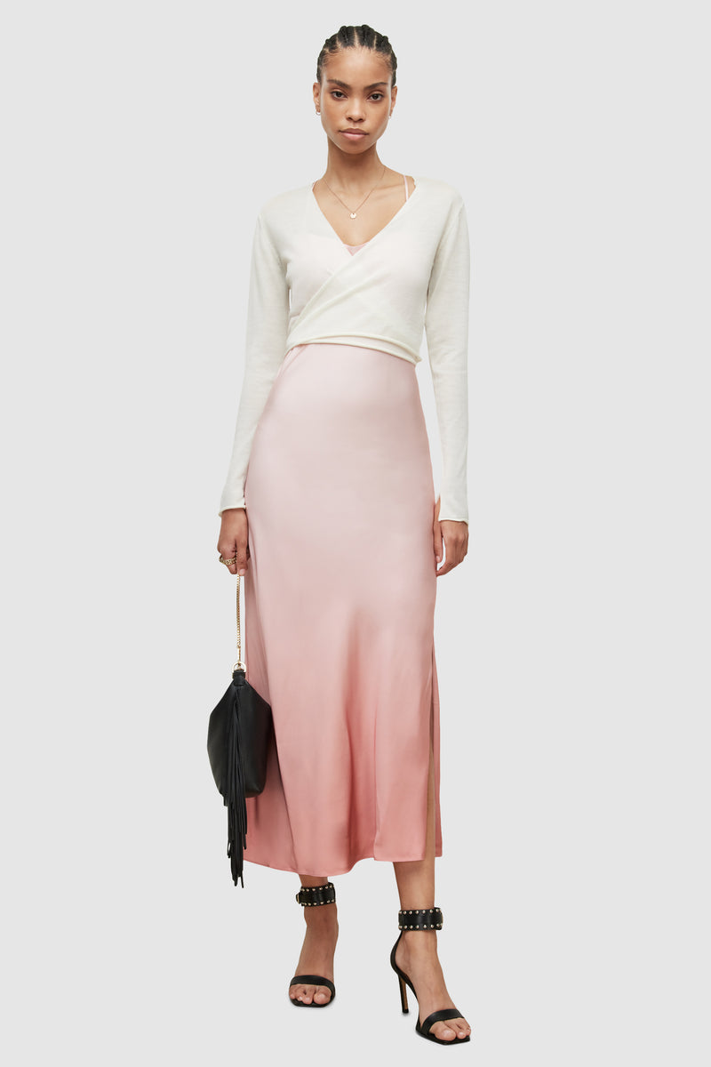 AllSaints | Vestido Ombre Rosa Nectar para mujer