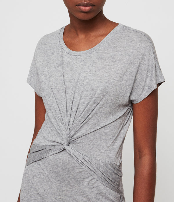 Vestido Paloma Drape Dress Gris