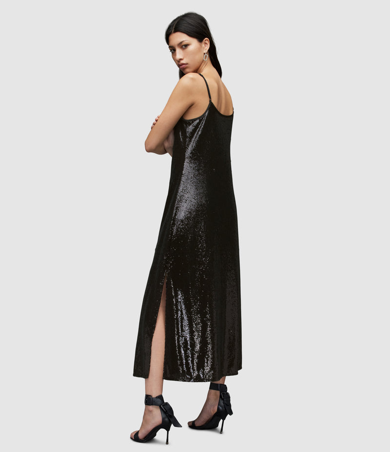 Vestido Hadley Sequin Negro