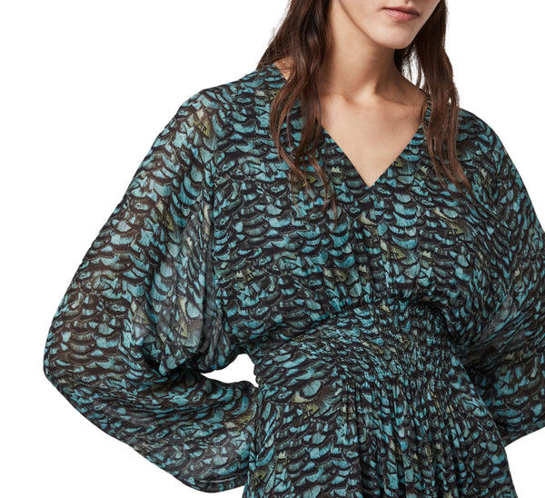 Vestido Nichola Plume Verde