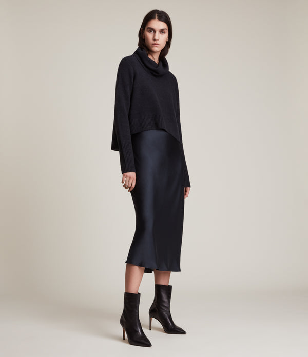 AllSaints | Vestido Tierny Camello para mujer