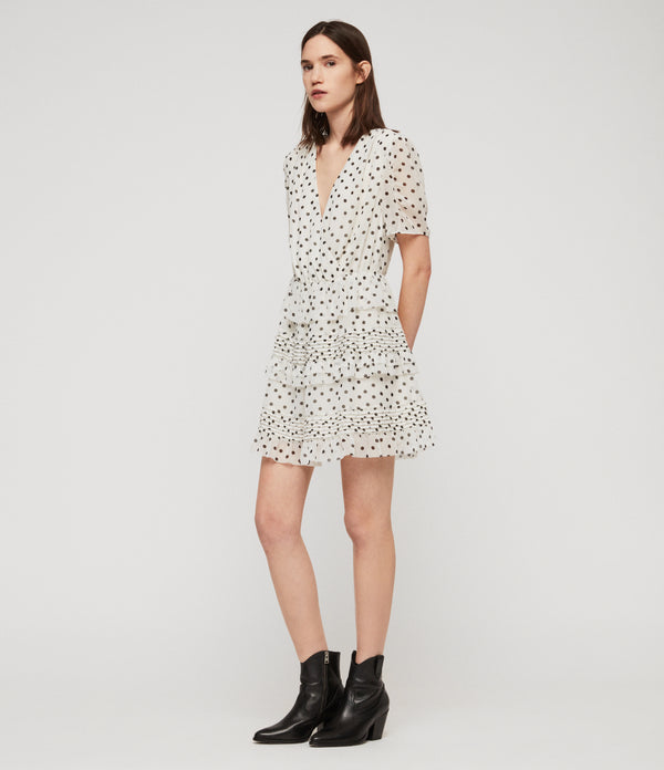 Vestido Ilia Dot Dress Blanco