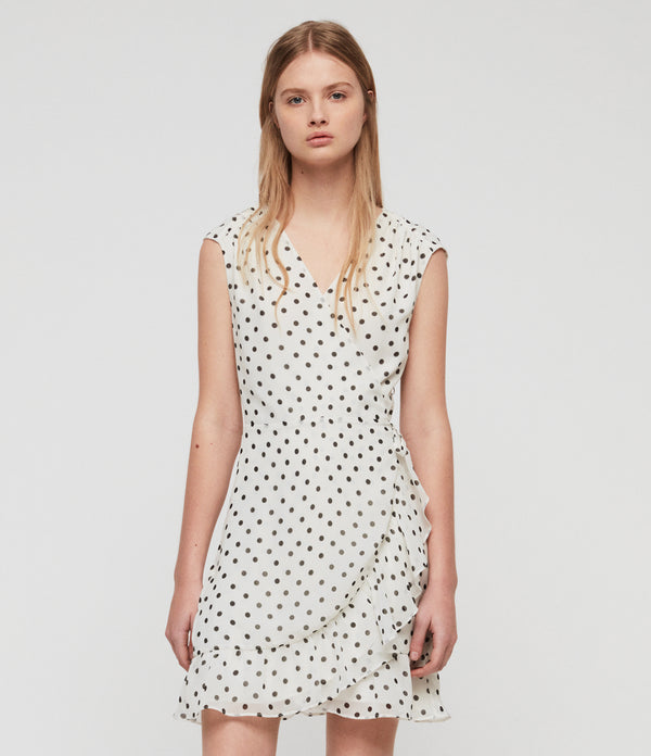 Vestido Krystal Dot Dress Blanco
