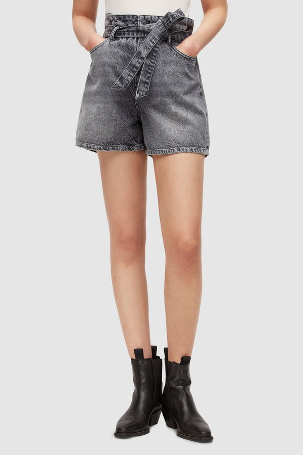 AllSaints | Shorts Palmer Negro para mujer