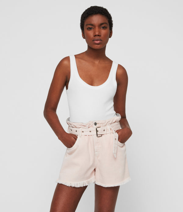 Allsaints | Short Rosa Para Mujer Hannah Paper Bag Shorts