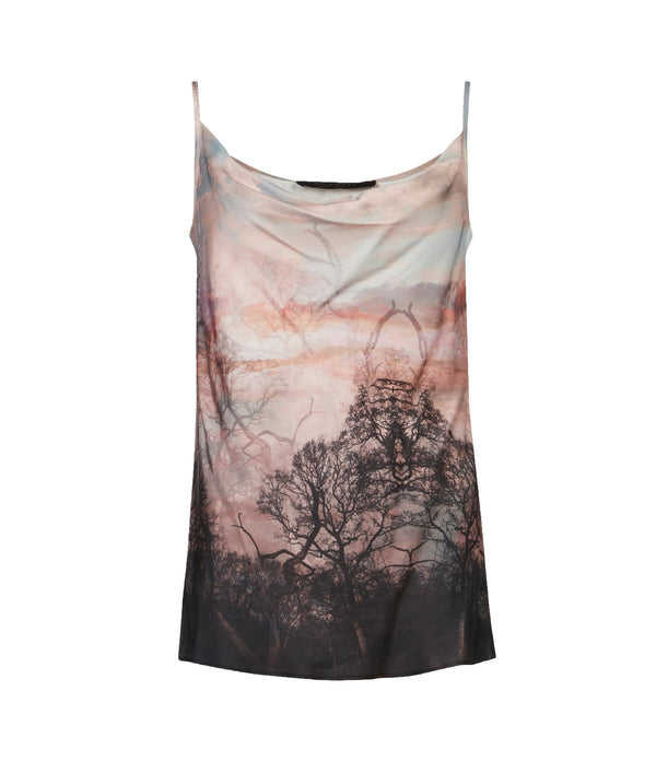 AllSaints | Top Hadley Sumire Rosa Amanecer para mujer