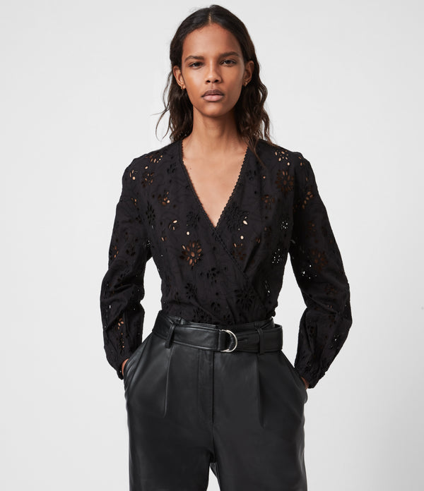 Bodysuit Amara Broderie Black