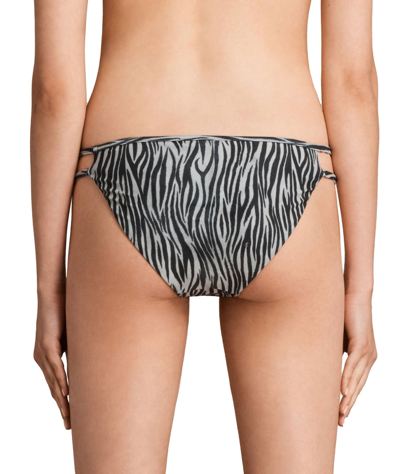 Bikini Bottom Cassia Zebra Black/White
