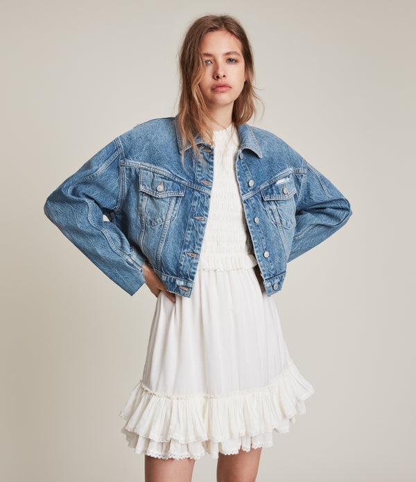 Chamarra Beth Patch Indigo