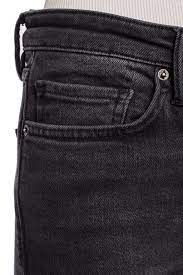 Jeans Roxanne Cropped Washed Black