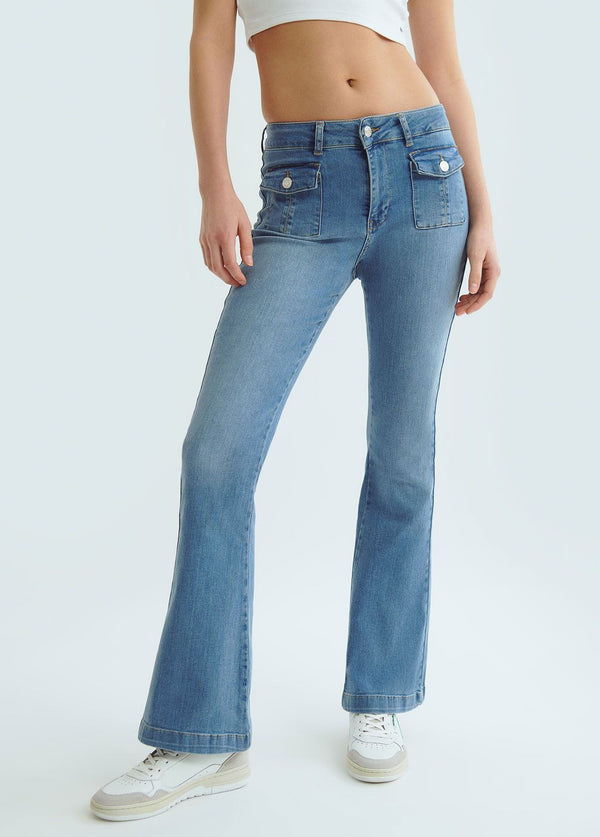 Brownie | Jeans bolsillos frontales para mujer. 